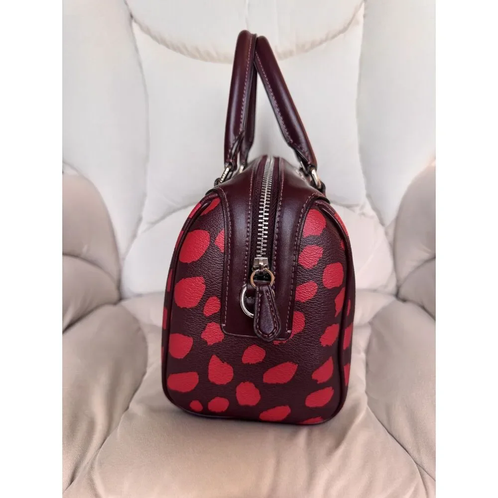 Coach Mini Bennett Satchel with Deer Spot Print